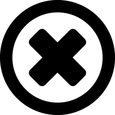 Delete Round Button Svg Line Art, Free Vectors File